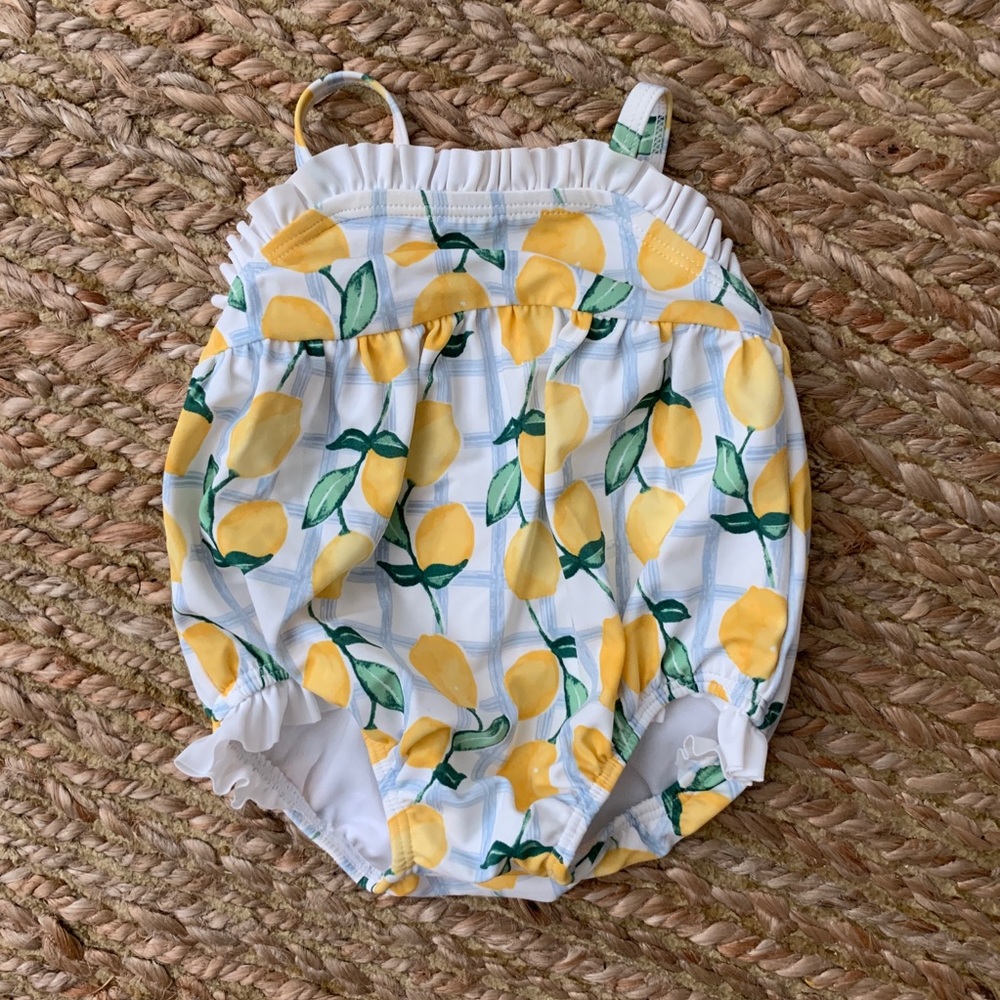 Janie & Jack swim & hat 0-3m 🍋